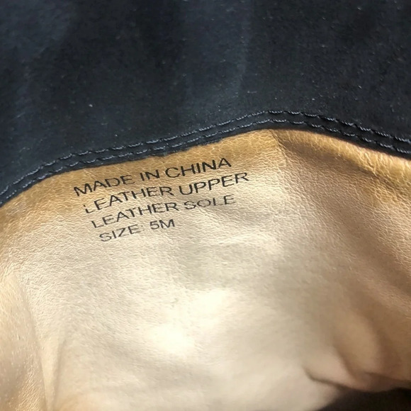 Michael Michael Kors Black Square Toe Boots Size 5 - Picture 6 of 9